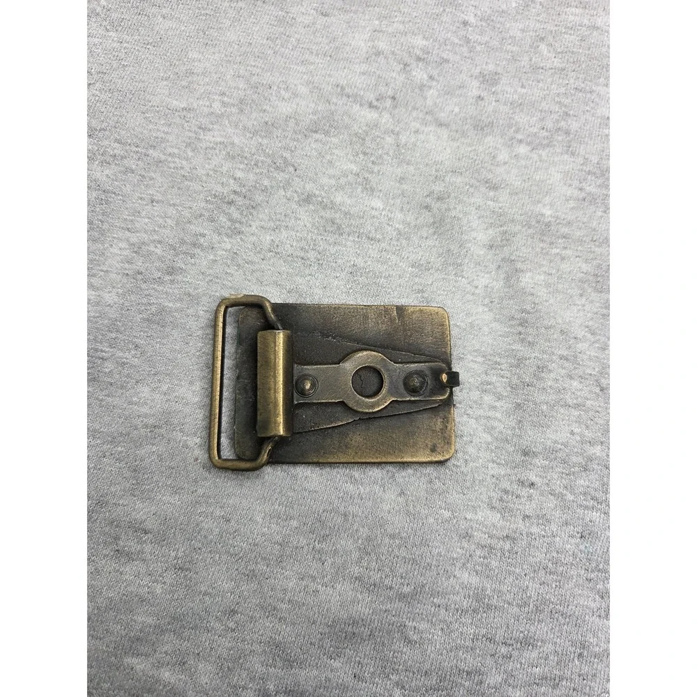 Solid Brass American Revolution 1776 Independence Belt Buckle Patriotic USA